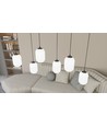 Verdi 4 Sort/Opal pendellampe - Ø15 cm, E27, 230V, uten lyskilde