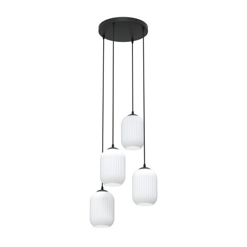 Verdi 4 Sort Prem Opal pendellampe - Ø15 cm, E27, 230V, uten lyskilde