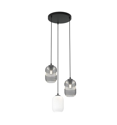 Verdi 3 Sort Prem Mix pendellampe - Ø15 cm, E27, 230V, uten lyskilde