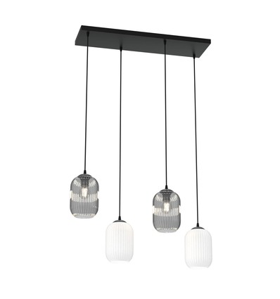 Verdi 4 Sort Mix pendellampe - Ø15 cm, E27, 230V, uten lyspære