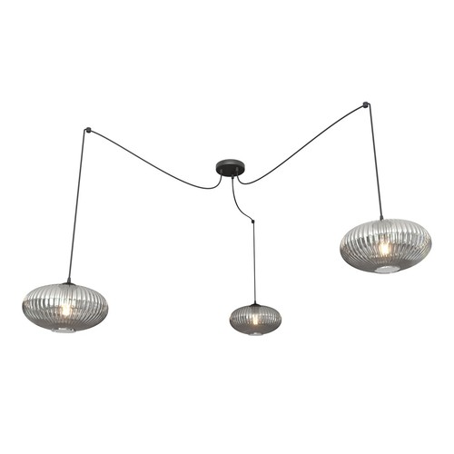 Origo 3 Sort/Grafitt pendellampe - Ø30 cm, E27, 230V, uten lyskilde