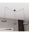 Origo 3 Sort/Grafitt pendellampe - Ø30 cm, E27, 230V, uten lyskilde