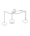 Origo 3 Sort/Grafitt pendellampe - Ø30 cm, E27, 230V, uten lyskilde