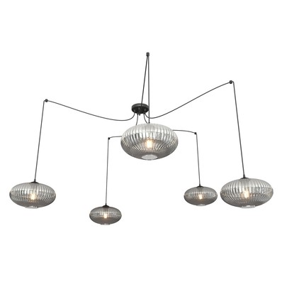 Origo 5 Sort/Grafitt pendellampe - Ø30 cm, E27, 230V, uten lyskilde