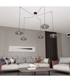 Origo 5 Sort/Grafitt pendellampe - Ø30 cm, E27, 230V, uten lyskilde