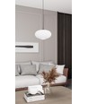 Coco 1 Sort/Opal pendellampe - Ø30 cm, E27, 230V, uten lyskilde
