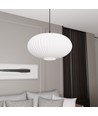 Coco 1 Sort/Opal pendellampe - Ø30 cm, E27, 230V, uten lyskilde