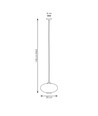 Coco 1 Sort/Opal pendellampe - Ø30 cm, E27, 230V, uten lyskilde