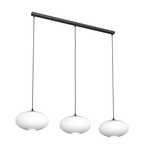 Coco 3 Sort/Opal pendellampe - Ø30 cm, E27, 230V, uten lyskilde