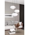 Coco 3 Sort Prem Opal pendellampe - Ø30 cm, E27, 230V, uten lyskilde