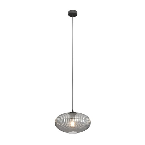 Coco 1 Sort/Grafitt pendellampe - Ø30 cm, E27, 230V, uten lyskilde
