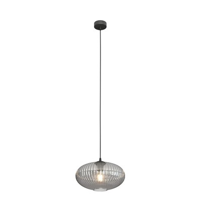 Coco 1 Sort/Grafitt pendellampe - Ø30 cm, E27, 230V, uten lyskilde