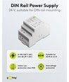60W / 24V DC DIN-skinne strømforsyning - 2.5A