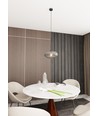 Coco 1 Sort/Grafitt pendellampe - Ø30 cm, E27, 230V, uten lyskilde