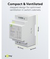 60W / 24V DC DIN-skinne strømforsyning - 2.5A
