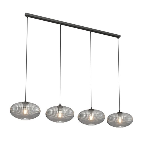 Coco 4 Sort/Grafitt pendellampe - Ø30 cm, E27, 230V, uten lyskilde