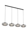 Coco 4 Sort/Grafitt pendellampe - Ø30 cm, E27, 230V, uten lyskilde
