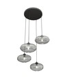 Coco 4 Sort Prem Grafitt pendellampe - Ø30 cm, E27, 230V, uten lyskilde