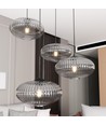 Coco 4 Sort Prem Grafitt pendellampe - Ø30 cm, E27, 230V, uten lyskilde