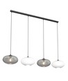 Coco 4 Svart Mix pendellampe - Ø30 cm, E27, 230V, uten lyskilde