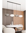 Coco 4 Svart Mix pendellampe - Ø30 cm, E27, 230V, uten lyskilde