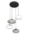 Coco 4 Sort Prem Mix pendellampe - Ø30 cm, E27, 230V, uten lyskilde