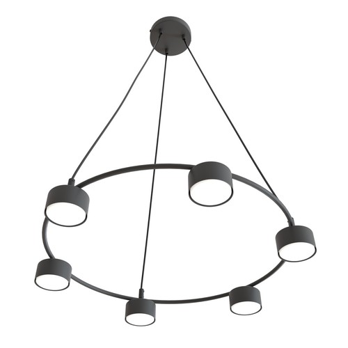 Starlit 6 Sort pendellampe - GX53, 230V, uten lyskilde