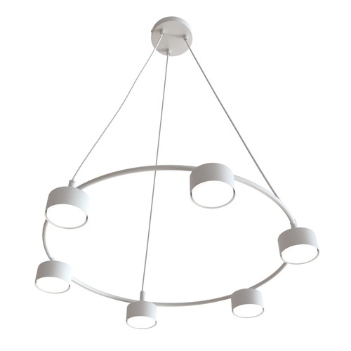Starlit 6 Hvit pendellampe - GX53, 230V, uten lyskilde
