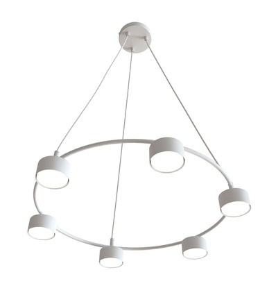Starlit 6 Hvit pendellampe - GX53, 230V, uten lyskilde