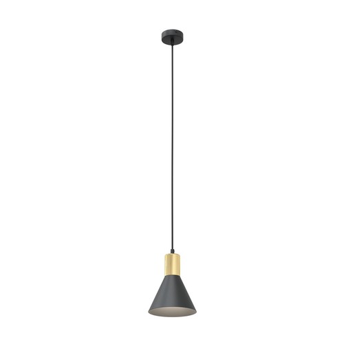 Rosa 1 Svart pendellampe - Ø16 cm, E27, 230V, uten lyskilde