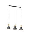 Rosa 3 Sort pendellampe - Ø16 cm, E27, 230V, uten lyskilde