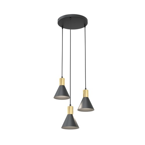 Rosa 3 Sort Prem pendellampe - Ø16 cm, E27, 230V, uten lyskilde