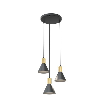 Rosa 3 Sort Prem pendellampe - Ø16 cm, E27, 230V, uten lyskilde