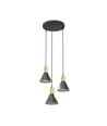 Rosa 3 Sort Prem pendellampe - Ø16 cm, E27, 230V, uten lyskilde