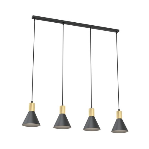 Rosa 4 Svart pendellampe - Ø16 cm, E27, 230V, uten lyskilde