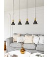 Rosa 4 Svart pendellampe - Ø16 cm, E27, 230V, uten lyskilde