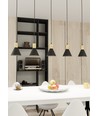 Rosa 5 Sort pendellampe - Ø16 cm, E27, 230V, uten lyskilde
