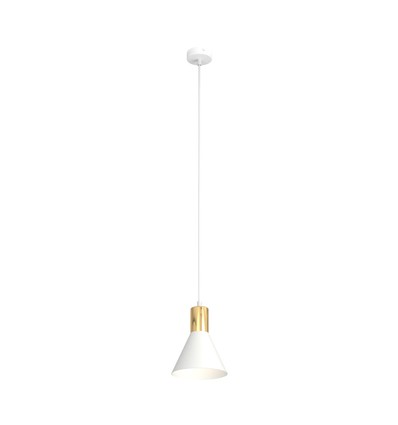 Rosa 1 Hvit pendellampe - Ø16 cm, E27, 230V, uten lyskilde