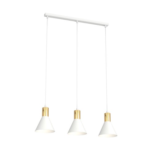 Rosa 3 Hvit pendellampe - Ø16 cm, E27, 230V, uten lyskilde