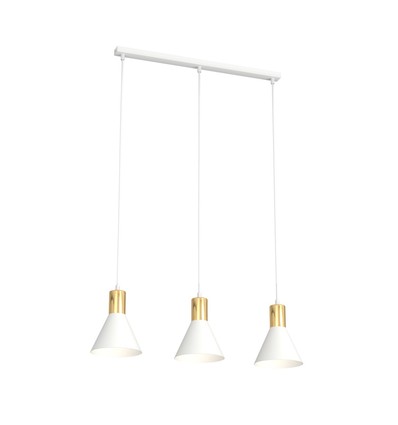 Rosa 3 Hvit pendellampe - Ø16 cm, E27, 230V, uten lyskilde