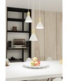 Rosa 3 Hvit Prem pendellampe - Ø16 cm, E27, 230V, uten lyskilde