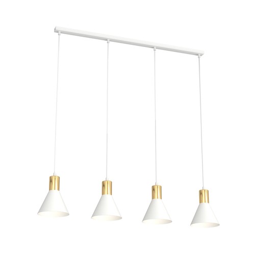 Rosa 4 Hvit pendellampe - Ø16 cm, E27, 230V, uten lyskilde