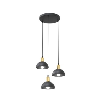 Moto 3 Sort Prem pendellampe - Ø18 cm, E14, 230V, uten lyskilde.
