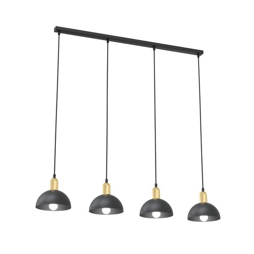 Moto 4 Sort pendellampe - Ø18 cm, E14, 230V, uten lyskilde