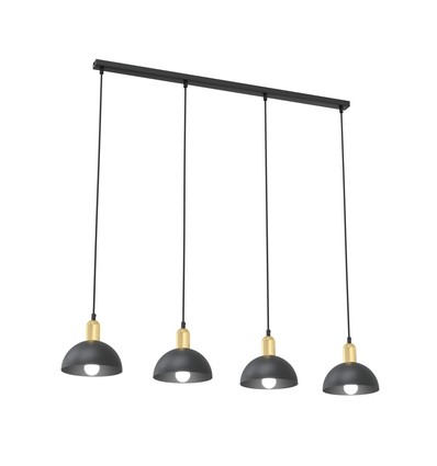 Moto 4 Sort pendellampe - Ø18 cm, E14, 230V, uten lyskilde
