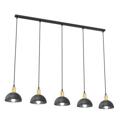 Moto 5 Sort pendelampe - Ø18 cm, E14, 230V, uten lyskilde