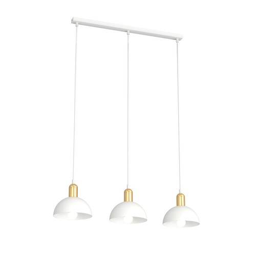 Moto 3 Hvit pendellampe - Ø18 cm, E14, 230V, uten lyskilde