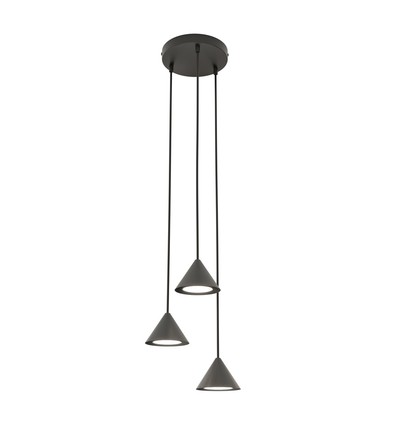 Elit 3 Premium Sort pendellampe - GX53, 230V, uten lyskilde