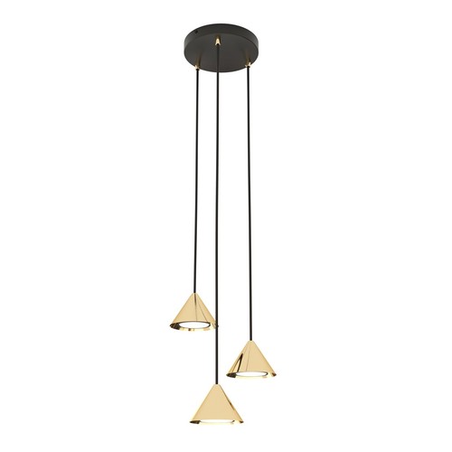 Elit 3 Premium Gull pendellampe - GX53, 230V, uten lyspære