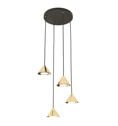 Elit 4 Premium Gull pendellampe - GX53, 230V, uten lyskilde